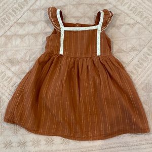 Brown and Gold Janie and Jack Dress